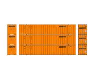 модель Athearn ATH17661 53' Stoughton Container. Принадлежность Schneider. 3 шт. 