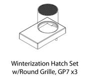 модель Athearn ATHG62287 Winterization Hatch Set w/Round Grille, для GP-7. 3 шт. 