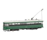 модель Bachmann 23903 Williams Трамвай Peter Witt со звуками трамвайного звонка. Модель для трёхрельсовой системы. Принадлежность Brooklyn & Queens Transit 