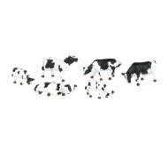 модель Bachmann 33153 Cows. Чёрные и белые. Упаковка 6 шт 