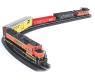 модель Bachmann 706 Rail Chief Train Set. Принадлежность Burlington Northern & Santa Fe 