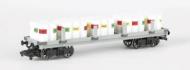 модель Bachmann 77027 Thomas & Friends Rolling Stock. Flatcar with Paint Drums 