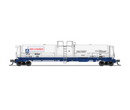 модель BLI 3829 Четырехосная железнодорожная цистерна повышенной емкости для транспортировки и хранения жидких криогенных продуктов: кислорода, азота или аргона. Принадлежность Air Liquide 