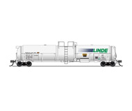 модель BLI 3833 Четырехосная железнодорожная цистерна повышенной емкости для транспортировки и хранения жидких криогенных продуктов: кислорода, азота или аргона. Принадлежность Linde 