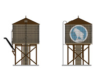 модель BLI 6143 Водонапорная башня с управляемым подъёмом/опусканием крана и звуками опускаемого/поднимаемого крана, наливаемой воды, разговорами экипажа. Принадлежность Great Northern  
