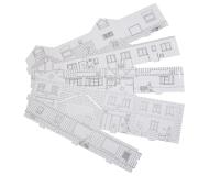 модель Faller 150300 Structure Set - Basic -- Paintable Fold & Snap Cardstock. Набор для сборки (KIT) -, набор № 1 - 5 Structures  