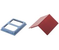 модель Faller 150401 Workshop - Basic -- For Paintable Fold & Snap Cardstock. Набор для сборки (KIT) - Terra Cotta Roof & Blue Floor #2  