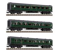модель Fleischmann 5146 Набор из трех пассажирских вагонов скорого поезда, артикулы 5146, 5147, 5148  
