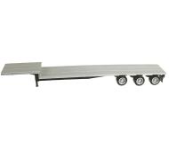 модель Herpa 005332 Прицеп (без тягача) -- 48' Tri-Axle Drop Deck Trailer w/Aluminum Deck  