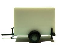 модель Herpa 005378 Прицеп (без тягача)  -- Utility Trailer, Single Axle 