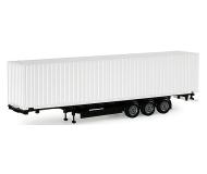 модель Herpa 076210 45' 3-Axle Container Chassis w/Container. Модель неокрашена.  