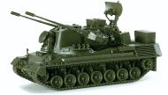 модель Herpa 742399 Gepard 1A2 Anti-Aircraft Cannon Armored Vehicle - Серия Roco MiniTanks. -- Modern German Army (BW)  