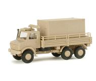 модель Herpa 742795 Heavy Trucks - Unimog -- Civilian Version 2450L 6x8 Flatbed  