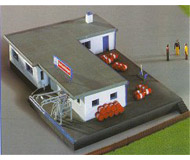 модель Kibri 37469 Oil Distributor Office w/Truck Filling Rack & Loading Dock 