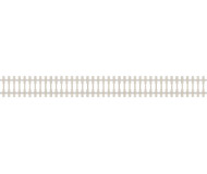 модель Peco SL-106F Рельсы-флекс с библок шпалами, никелированные рельсы, длина 914 мм. Высота рельса 1,9 мм (код 75). Библок - современные шпалы, имеют повышенную боковую устойчивость и меньший вес. Этот тип шпал широко используется во Франции, в том числе на высокоскоростных линиях TGV. 