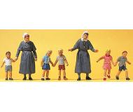 модель Preiser 10533 Сестры милосердия с детьми, 7 шт. 