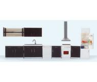 модель Preiser 17707 Kitchen Furniture pkg(9)  