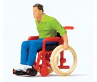 модель Preiser 28164 Мужчина в инвалидной коляске 