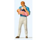 модель Preiser 28177 Отец с грудным ребенком  