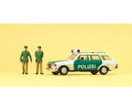 модель Preiser 33251 Automobile Mercedes -- Mercedes W 123 Patrol Car w/2 Policemen  