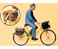 модель Preiser 45069 People Working -- Postman On A Bicycle  