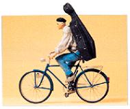 модель Preiser 45070 Music Student On A Bicycle  