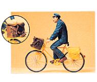 модель Preiser 45073 People Working -- Old Time Postman On a Bicycle  