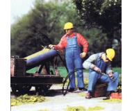 модель Preiser 45076 People Working -- Modern US Track Workers (welder & helper w/hardhats)  