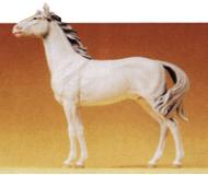 модель Preiser 47021 Домашние животные, масштаб 1:24 - 1:25. Standing Horse w/Head Raised  
