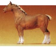 модель Preiser 47024 Домашние животные, масштаб 1:24 - 1:25. Standing Belgian Horse  