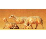 модель Preiser 47057 Домашние животные, масштаб 1:24 - 1:25. Assorted Sheep  