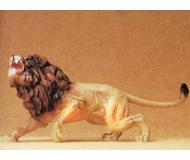 модель Preiser 47504 Дикие животные, масштаб 1:24 - 1:25. Lion Charging w/Teeth Bared  