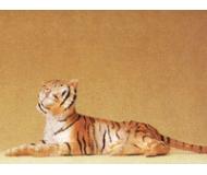 модель Preiser 47510 Дикие животные, масштаб 1:24 - 1:25. Tiger Lying Down  