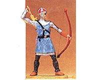 модель Preiser 50900 Norman Warrior Figures 1:24 Scale -- Archer Taking Arrow Out Of Quiver  