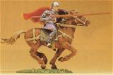 модель Preiser 50945 Norman Warrior Figures 1:24 Scale -- Soldier Riding w/Lance & Cape #2  
