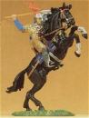 модель Preiser 51046 Norman Warrior Figures 1:24 Scale -- Soldier On Rearing Horse w/Spear #1  