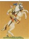 модель Preiser 51048 Soldiers 1:25 -- Norman On Rearing Horse w/Spear #2  