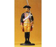 модель Preiser 54119 Prussian Army Circa 1756, 7th Infantry 1:24 Scale -- Musketeer w/Musket On Shoulder  