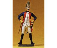 модель Preiser 54124 Prussian Army Circa 1756, 38th Infantry 1:24 Scale -- Noncommissioned Officer of Fusiliers  