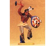 модель Preiser 54607 Wild West Figures - Native Americans: 1:25 -- Warrior, Dancing  