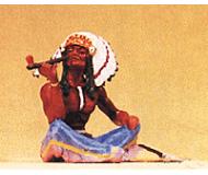 модель Preiser 54620 Wild West Figures - Native Americans: 1:25 -- Chief Smoking Peace Pipe  