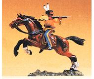 модель Preiser 54656 Wild West Figures - Native Americans: 1:25 -- Mounted Indian Warrior, Firing Rifle Sideways  