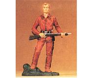 модель Preiser 54950 Karl May Wild West Figures: 1:25 -- Frontiersman, Old Shatterhand w/Rifle  