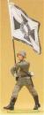 модель Preiser 56052 German Armed Forces Figures 1935-1945: Wehrmacht Honor Guard Marching: 1:25 -- Soldier Marching w/Regimental Flag  