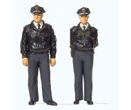 модель Preiser 63101 Standing Policemen -- 2 Officers in Blue Federal Republic of Germany Uniforms  