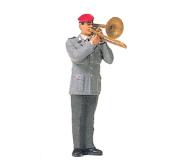 модель Preiser 64360 Military - Modern German Army (BW) - Unpainted Band Figures -- Male Bass Trombone Player  