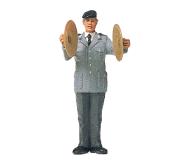 модель Preiser 64365 Military - Modern German Army (BW) - Unpainted Band Figure (Plastic Kit) -- Male Cymbal Player  