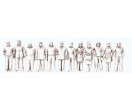модель Preiser 68291 Unpainted Standing People -- 6 Men & 6 Women  
