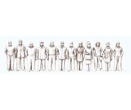 модель Preiser 74091 Unpainted Standing People -- 6 Men & 6 Women  