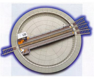 модель Roco 42615 Поворотный круг диаметром 253мм со встроенным электромотором, для локомотивов, прототип которых имеет длину до 22 метров. На круге используются рельсы ROCOline без балласта высотой 2,1мм 